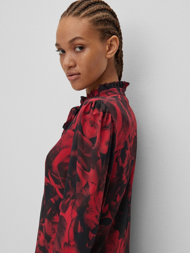 HUGO Red Kandras Dress - Image 2 of 4 HUGO Red Kandras Dress - Image 2 of 4