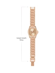 Peers Hardy Girls Rose Gold Tone Tikkers Metal Bracelet Multicoloured Stone Dial Watch - Image 3 of 7