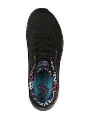 Negro - Zapatillas Skechers Uno Loving Love para mujer - Imagen 3 de 4