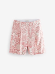 Pink - William Morris Shorts aus Leinenmix - Bild 5 von 6