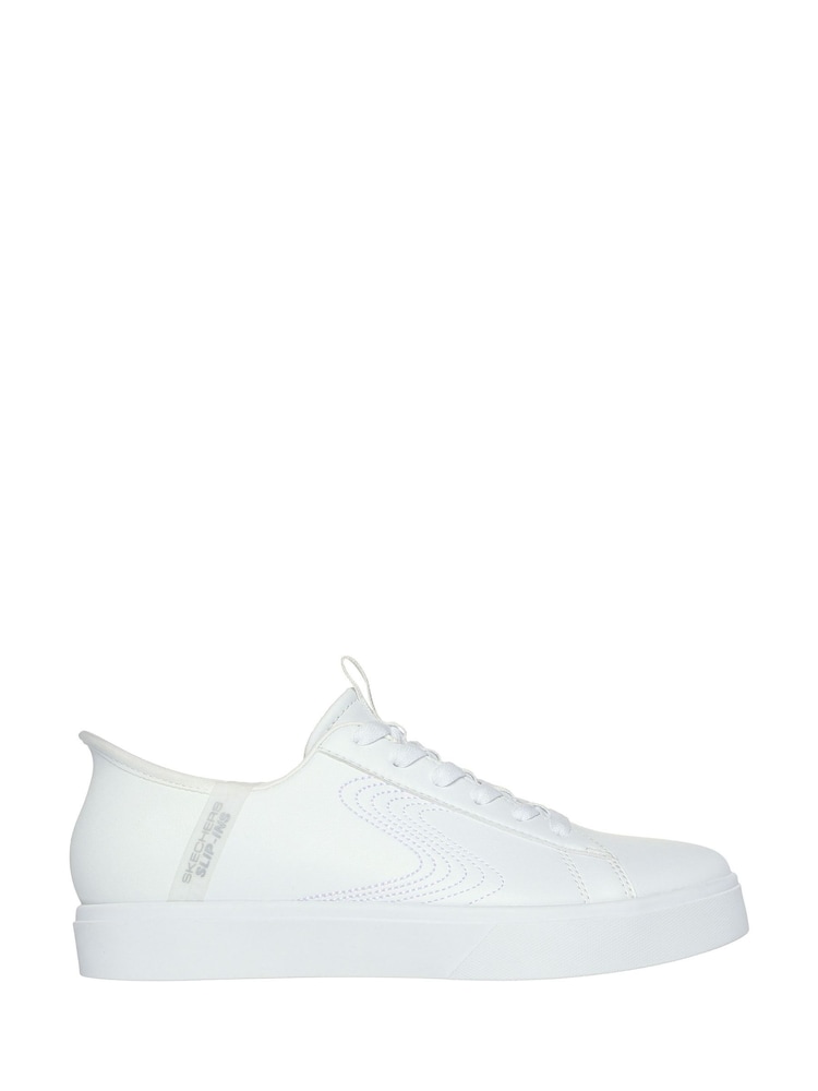 Skechers White Eden LX Royal Stride Slip In Trainers - Image 1 of 5