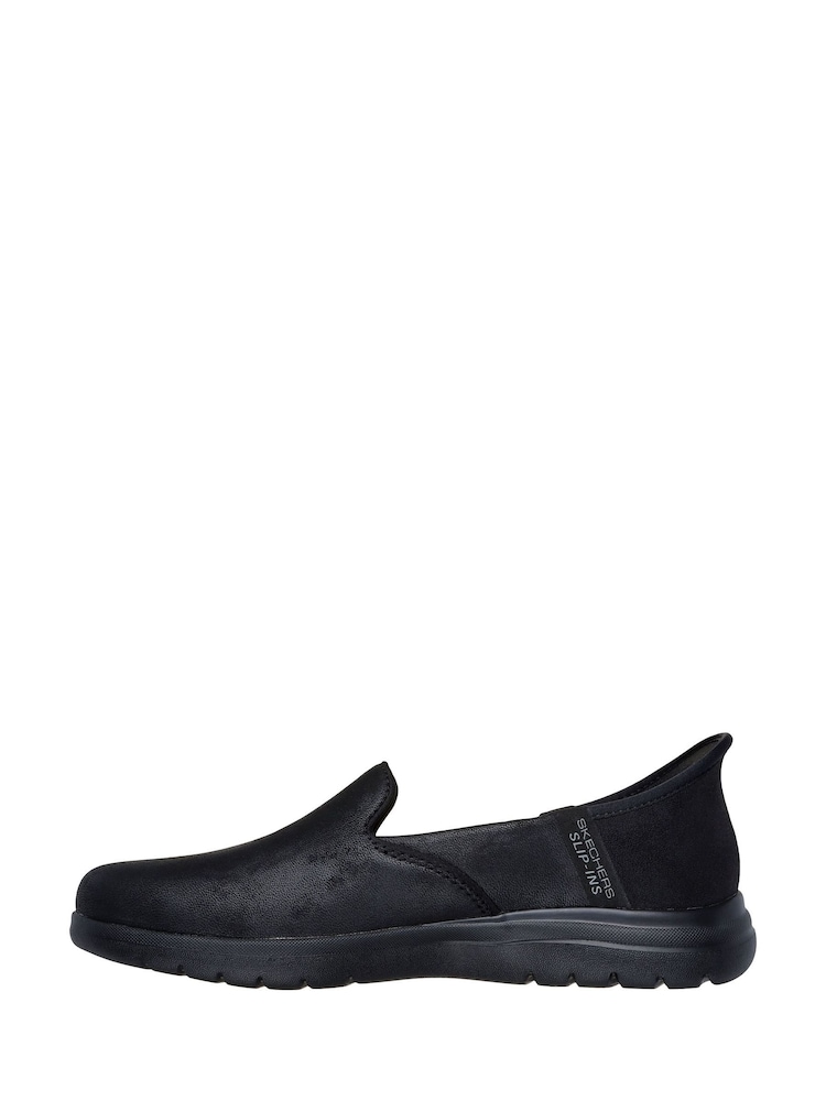 Skechers Black Chrome On-The-Go Flex Camellia Trainers - Image 2 of 5