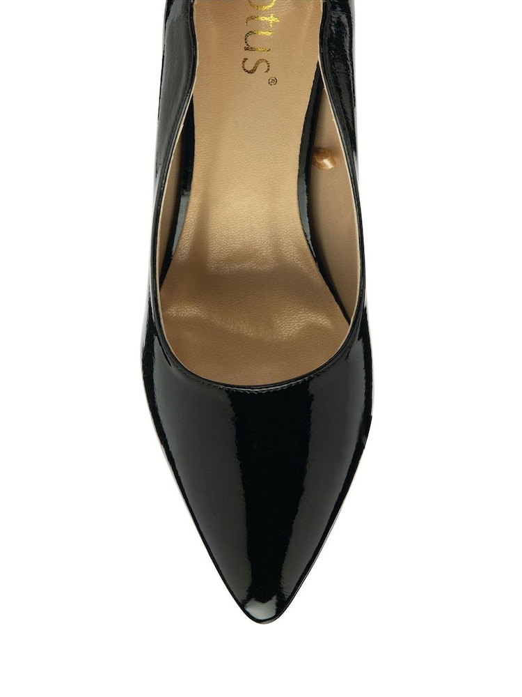 črna - Lakasti salonasti čevlji s peto Lotus Stiletto - Slika 4 iz 4