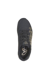 Skechers Black Uno Golden Heart Trainers - Image 4 of 5
