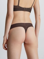 Calvin Klein Wood Intrinsic Lace Thong - Image 2 of 5