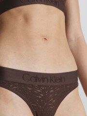 Calvin Klein Wood Intrinsic Lace Thong - Image 4 of 5