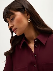Hobbs Purple Tina Dress - Image 3 of 6