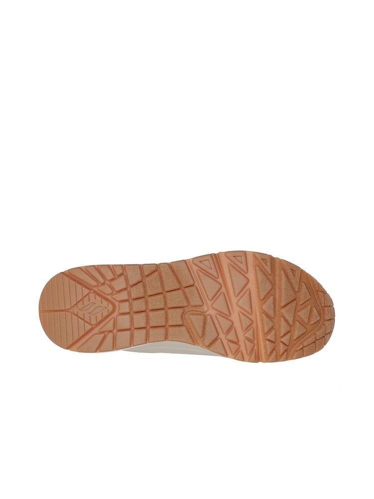 Skechers Natural Uno Shimmer Away Trainers - Image 2 of 5