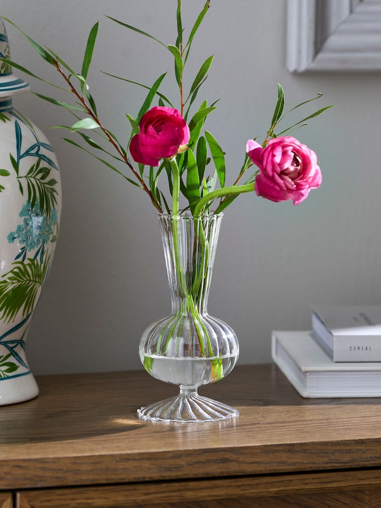 Nina Campbell Clear Stem Vase - Image 1 of 3