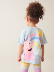 Blue Peppa Pig 100% Cotton T-Shirt And Leggings Set (3mths-7yrs) - Image 3 of 8