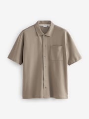 Neutral Brown Jersey Shirt - Image 5 of 7