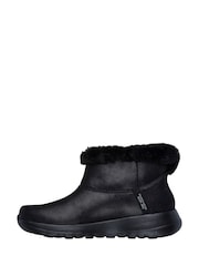 Skechers Black On The Go Joy Cozy Dream Slip In Boots - Image 2 of 5