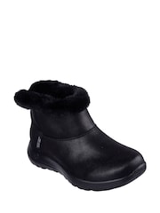 Skechers Black On The Go Joy Cozy Dream Slip In Boots - Image 3 of 5
