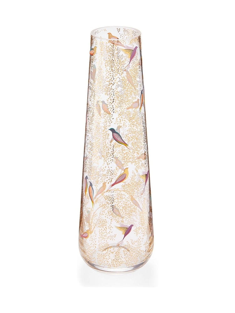 Sara Miller Metallic Chelsea Tall Glass Vase - Image 2 of 2 Sara Miller Metallic Chelsea Tall Glass Vase - Image 2 of 2