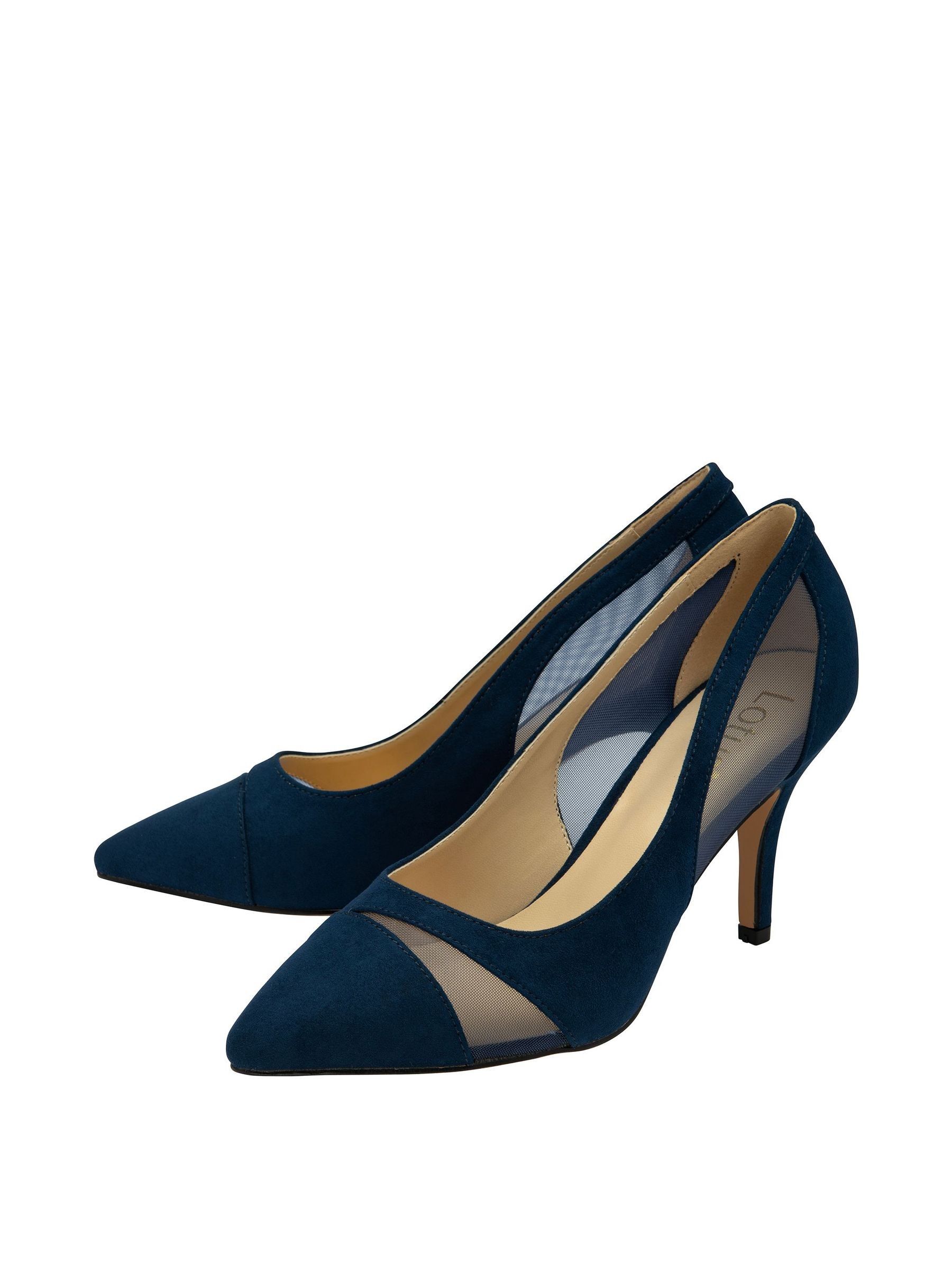 Navy blue stiletto heels hotsell