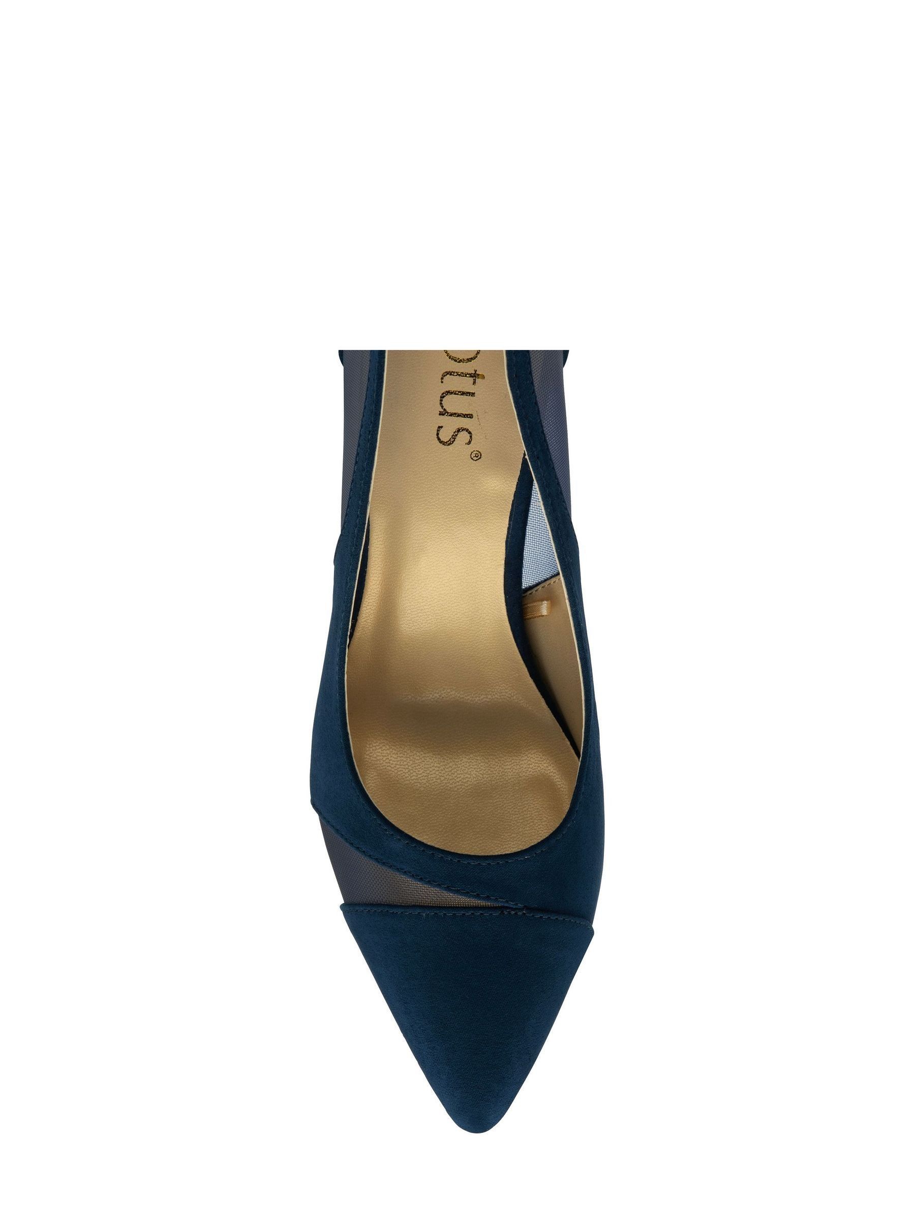 Navy court shoes high heel store