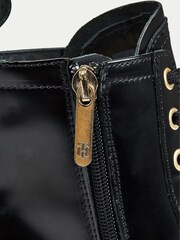 Tommy Hilfiger Poloshed Leather Lace Up Black Boots - Image 6 of 6