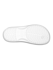 Crocs White Crocband Flip Sandals - Image 6 of 6