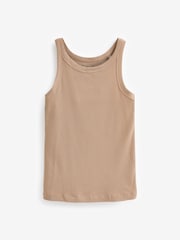 Neutral Ribbed Racer Vest - Image 6 of 7