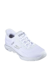 Skechers White Go Walk 7 Valin Slip In Trainers - Image 4 of 5