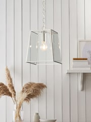 Chrome Warwick Pendant Ceiling Light - Image 1 of 6