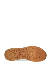 Skechers White Womens Uno Loving Love Trainers - Image 4 of 5