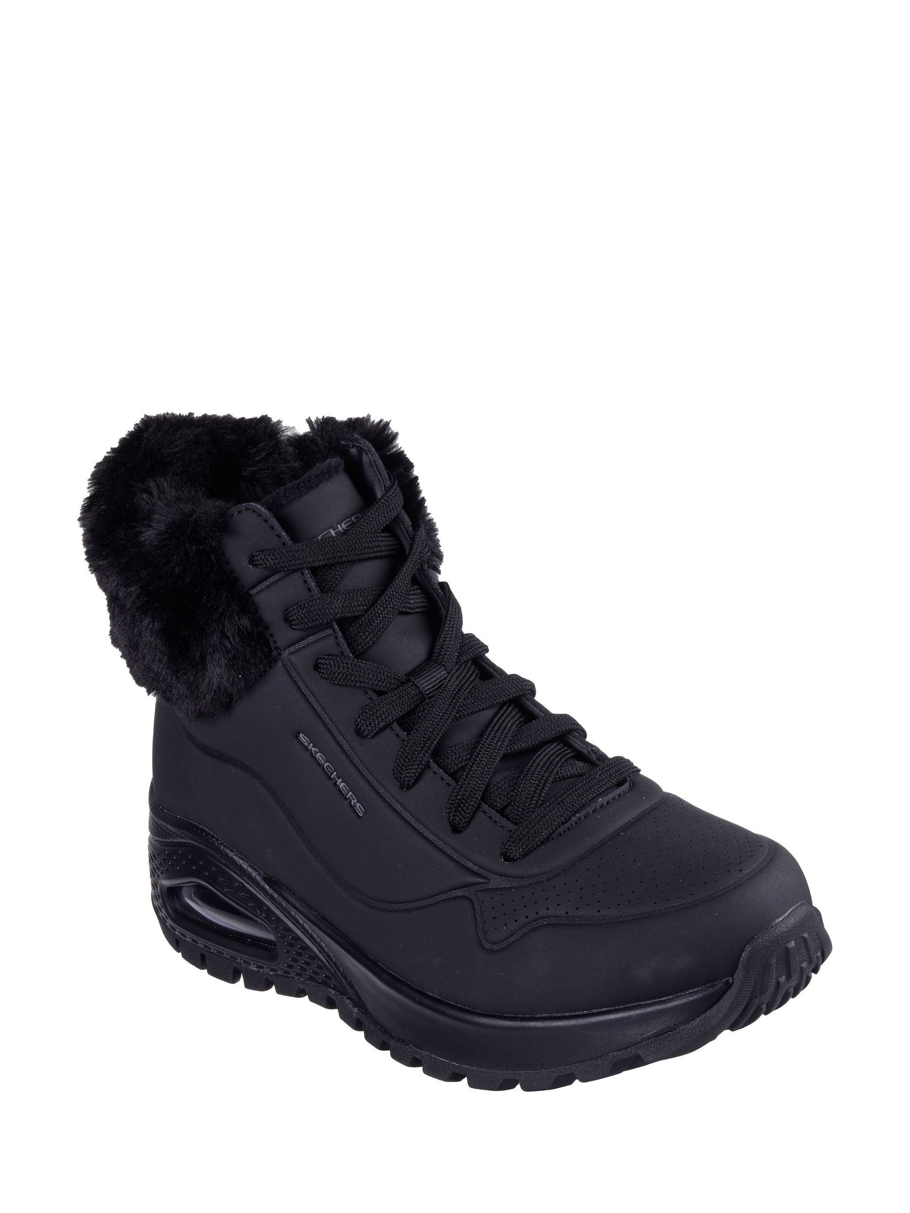 Buy Skechers Black Uno Rugged Fall Air Boots from Next USA