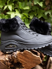 Skechers Black Uno Rugged Fall Air Boots - Image 6 of 6