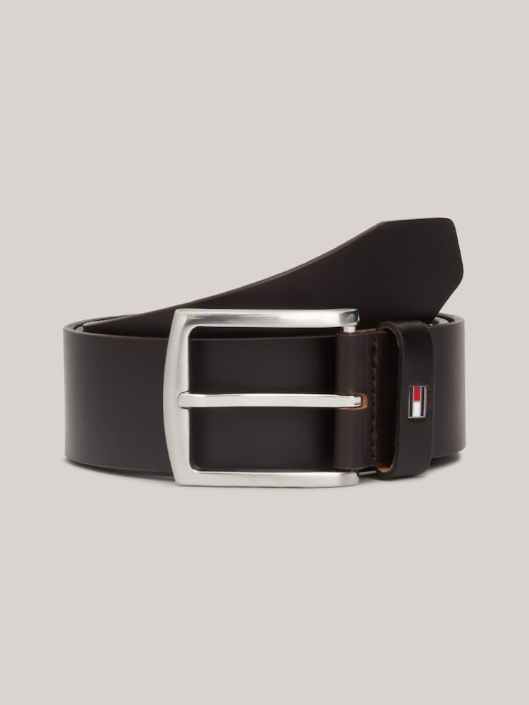 Tommy Hilfiger Brown New Denton Belt - Image 2 of 6 Tommy Hilfiger Brown New Denton Belt - Image 2 of 6