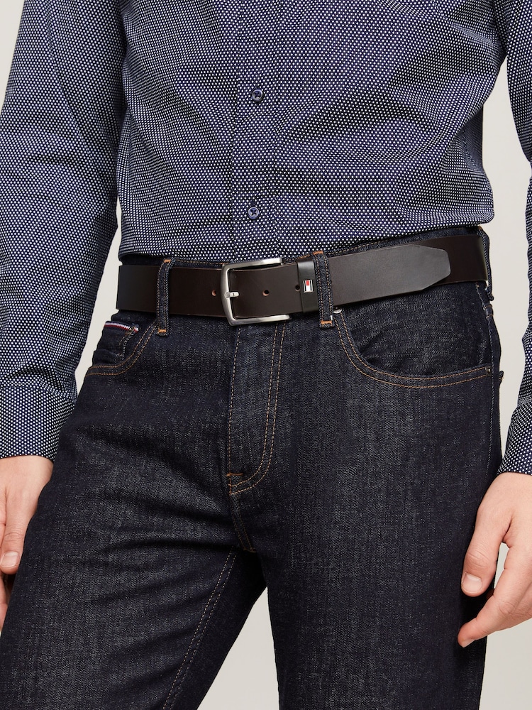 Tommy Hilfiger Brown New Denton Belt - Image 6 of 6