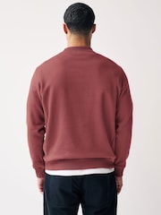 Pink Regular Fit Jersey Cotton Rich Crew Sweatshirt - Image 3 of 8
