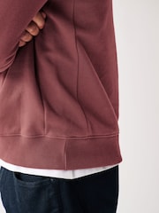 Pink Regular Fit Jersey Cotton Rich Crew Sweatshirt - Image 5 of 8