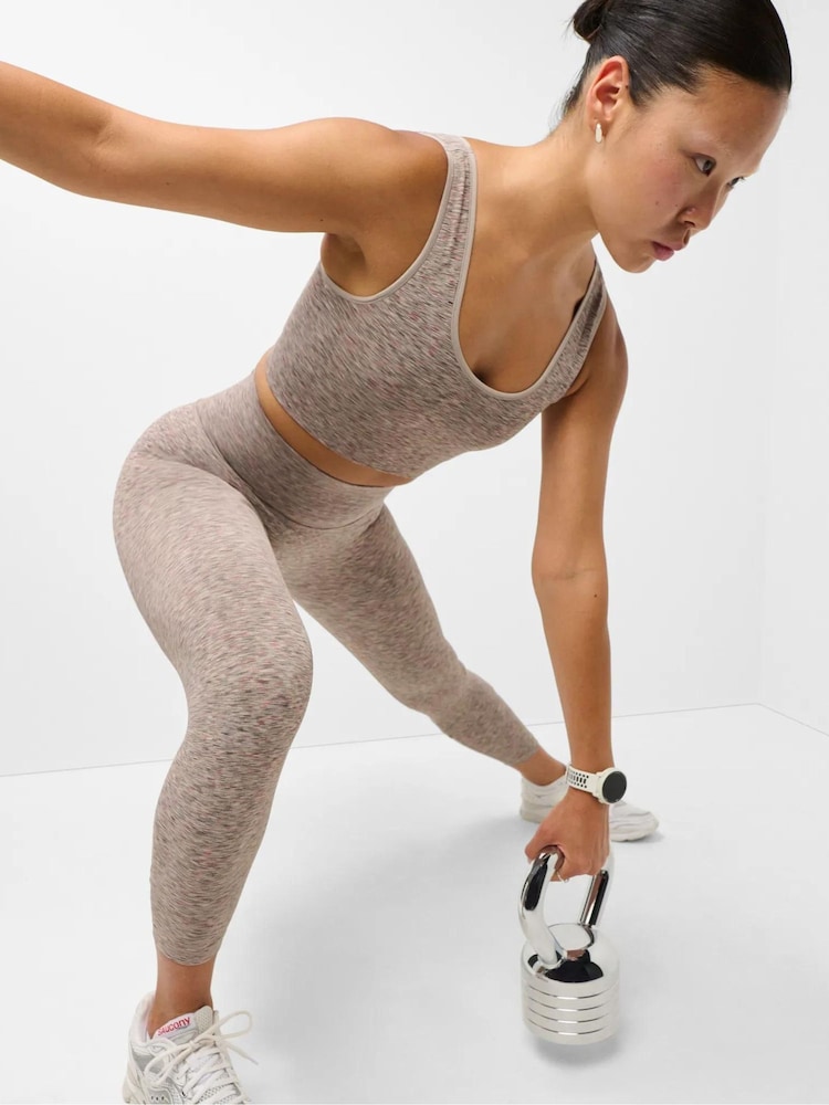 Sweaty Betty Brown Seamless Space Dye 7/8 Leggings - Image 2 of 6 Sweaty Betty Brown Seamless Space Dye 7/8 Leggings - Image 2 of 6