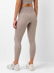 Sweaty Betty Brown Seamless Space Dye 7/8 Leggings - Image 4 of 6