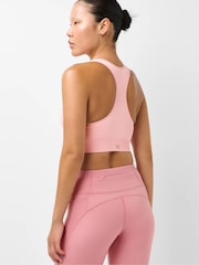 Sweaty Betty Deco Pink Stamina Seamless Sports Bra - Image 3 of 6