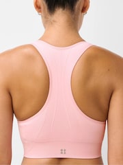 Sweaty Betty Deco Pink Stamina Seamless Sports Bra - Image 4 of 6