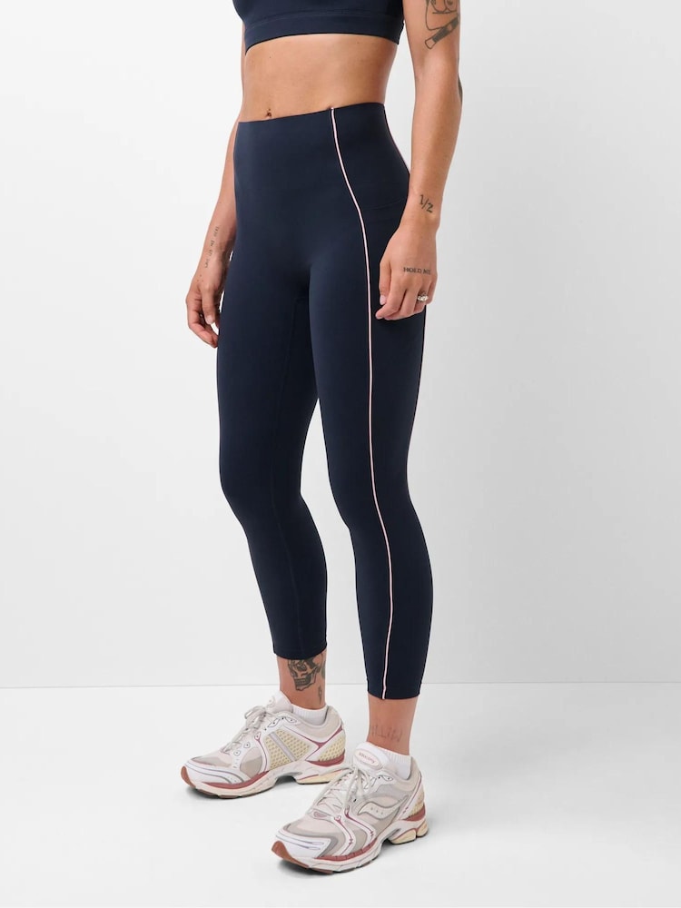 Ciemnoniebieski - Sweaty Betty Power UltraSculpt Piping Leggings - Obraz 1 z 6 Ciemnoniebieski - Sweaty Betty Power UltraSculpt Piping Leggings - Obraz 1 z 6