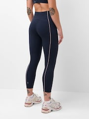Ciemnoniebieski - Sweaty Betty Power UltraSculpt Piping Leggings - Obraz 2 z 6