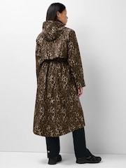Sweaty Betty Brown Motion Waterproof Longline Parka - Image 2 of 6