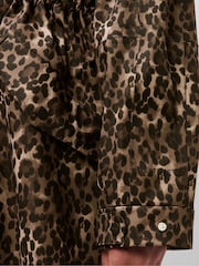 Sweaty Betty Brown Motion Waterproof Longline Parka - Image 4 of 6