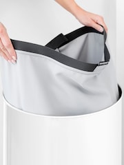 Brabantia White 60L Cork Lid Laundry Bin - Image 2 of 6