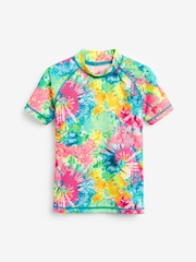 Multi Bright Tie Dye Rash Vest (3-16yrs) - Image 1 of 1