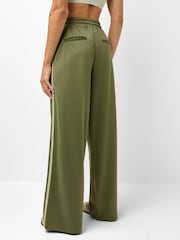 Bracken Grön - Sweaty Betty Revival Pintuck Sidorandiga Wide Leg Byxor - Bild 3 av 6