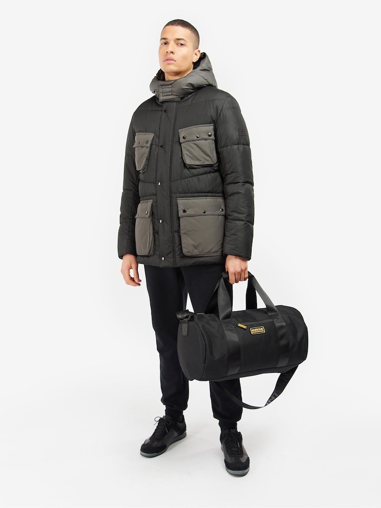 Barbour International® Knockhill Holdall Gym Black Bag - Image 2 of 7 Barbour International® Knockhill Holdall Gym Black Bag - Image 2 of 7