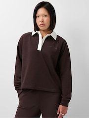 Brūna krāsa - Sweaty Betty Revive regbija sporta krekls - Attēls 4 no 6