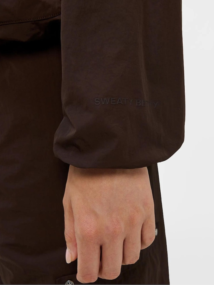 Sweaty Betty Brown Windbreaker - Image 6 of 6 Sweaty Betty Brown Windbreaker - Image 6 of 6