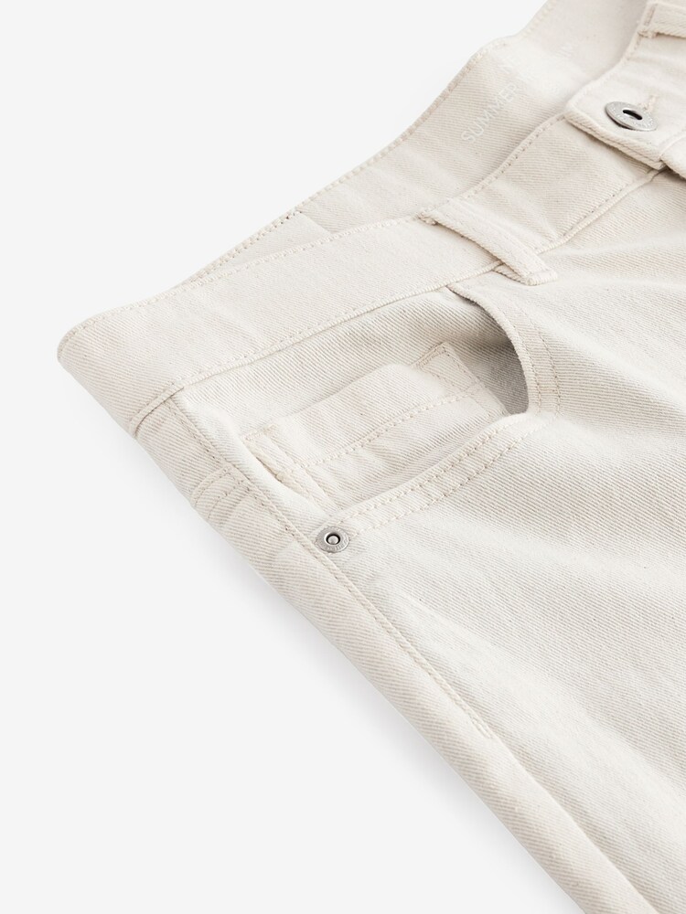 White Ecru Summerweight Jeans Laura Ashley