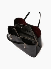 Dune London Black Large Unlined Dorries Tote Bag - Image 4 of 5