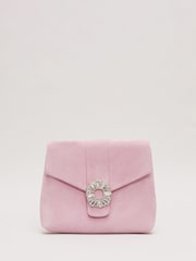 Phase Eight Pink Embellished Clutch Bag - Image 1 of 7