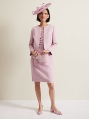 Phase Eight Pink Embellished Clutch Bag - Image 5 of 7